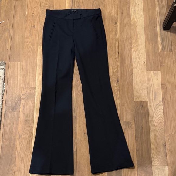 Theory Navy Women's Flare Pants - Picture 1 of 7